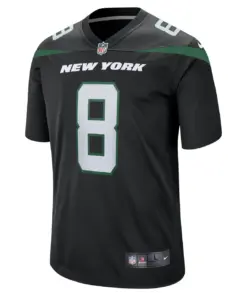 Aaron Rodgers New York Jets Nike Game Jersey - Black - Image 3