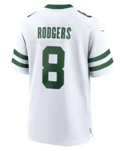 Aaron Rodgers New York Jets Nike Game Jersey - Black - Image 10