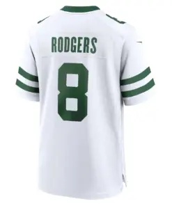 Aaron Rodgers New York Jets Nike Game Jersey - Gotham Green - Image 16