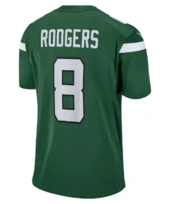 Aaron Rodgers New York Jets Nike Game Jersey - White - Image 13