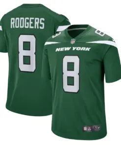 Aaron Rodgers New York Jets Nike Game Jersey - White - Image 33