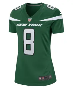 Aaron Rodgers New York Jets Nike Women's Game Jersey - Black - Image 6