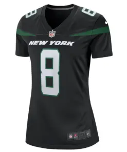 Aaron Rodgers New York Jets Nike Women's Game Jersey - Gotham Green - Image 6