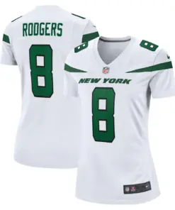 Aaron Rodgers New York Jets Nike Women's Game Jersey - Gotham Green - Image 20