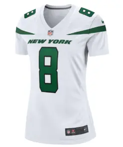 Aaron Rodgers New York Jets Nike Women's Game Jersey - White - Image 3