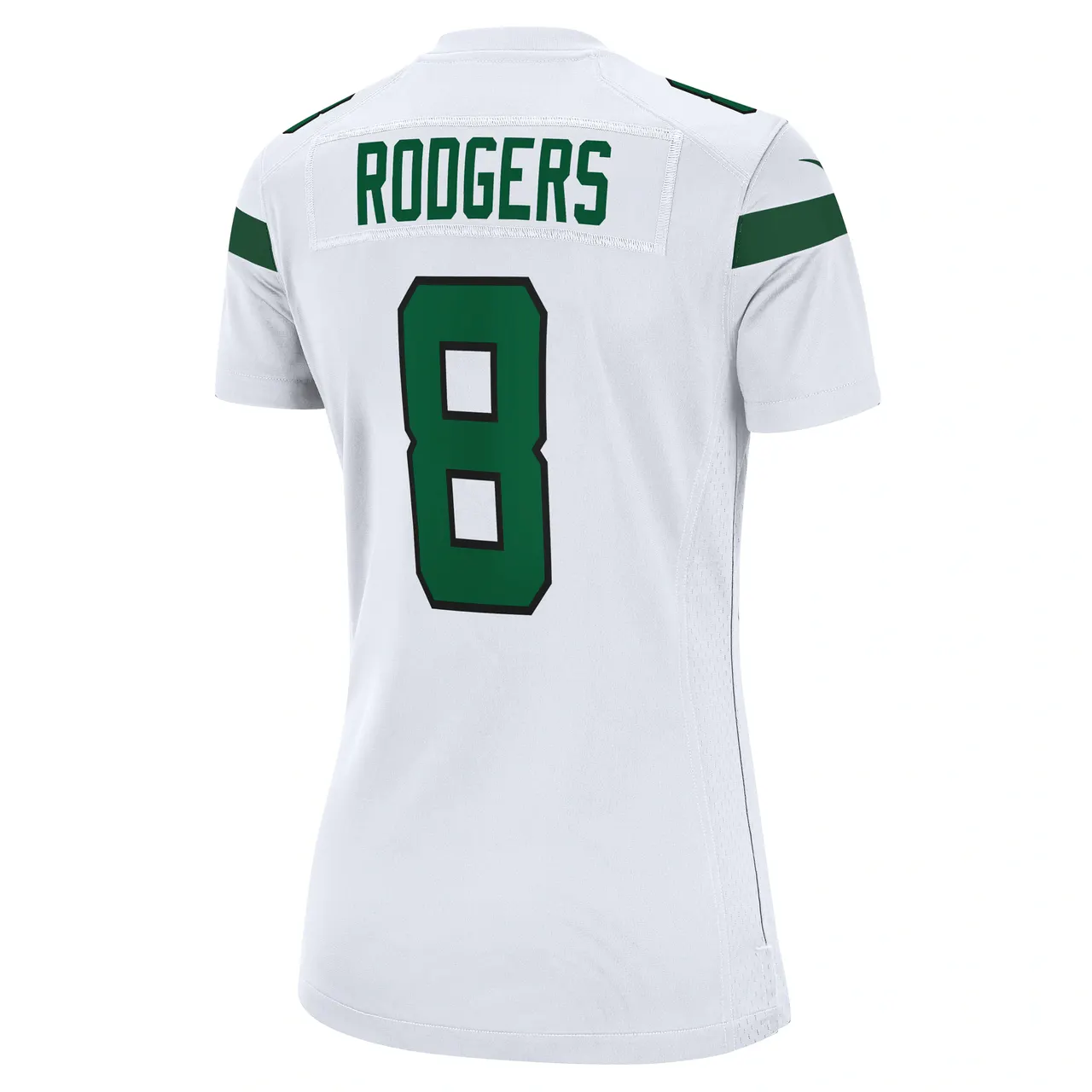 Aaron Rodgers New York Jets Nike Women's Game Jersey - White - Image 4