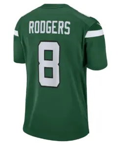 Aaron Rodgers New York Jets Nike Youth Fashion Game Jersey - Black - Image 7
