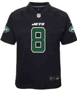 Aaron Rodgers New York Jets Nike Youth Fashion Game Jersey - Black - Image 3