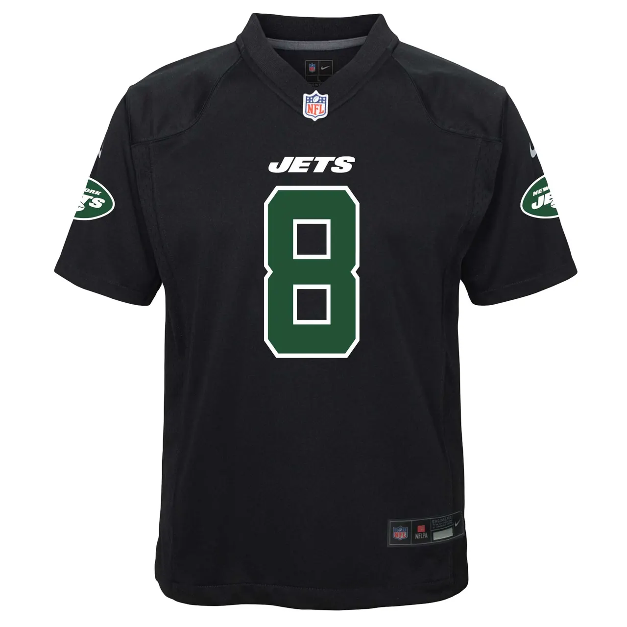 Aaron Rodgers New York Jets Nike Youth Game Jersey - Gotham Green - Image 6