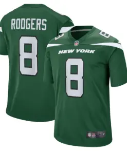 Aaron Rodgers New York Jets Nike Youth Game Jersey - Gotham Green