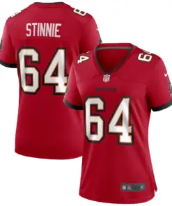 Alternative view of Aaron Stinnie Tampa Bay Buccaneers Nike Women's Game Jersey - Red