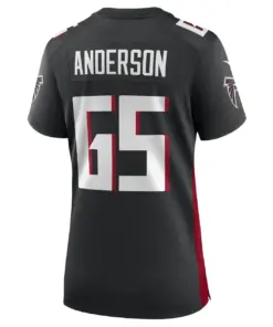 Abdullah Anderson Atlanta Falcons Nike Women's Game Player Jersey - Black - Image 4