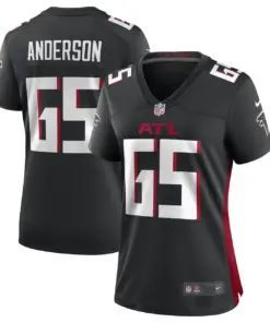 Alternative view of Abdullah Anderson Atlanta Falcons Nike Women's Game Player Jersey - Black