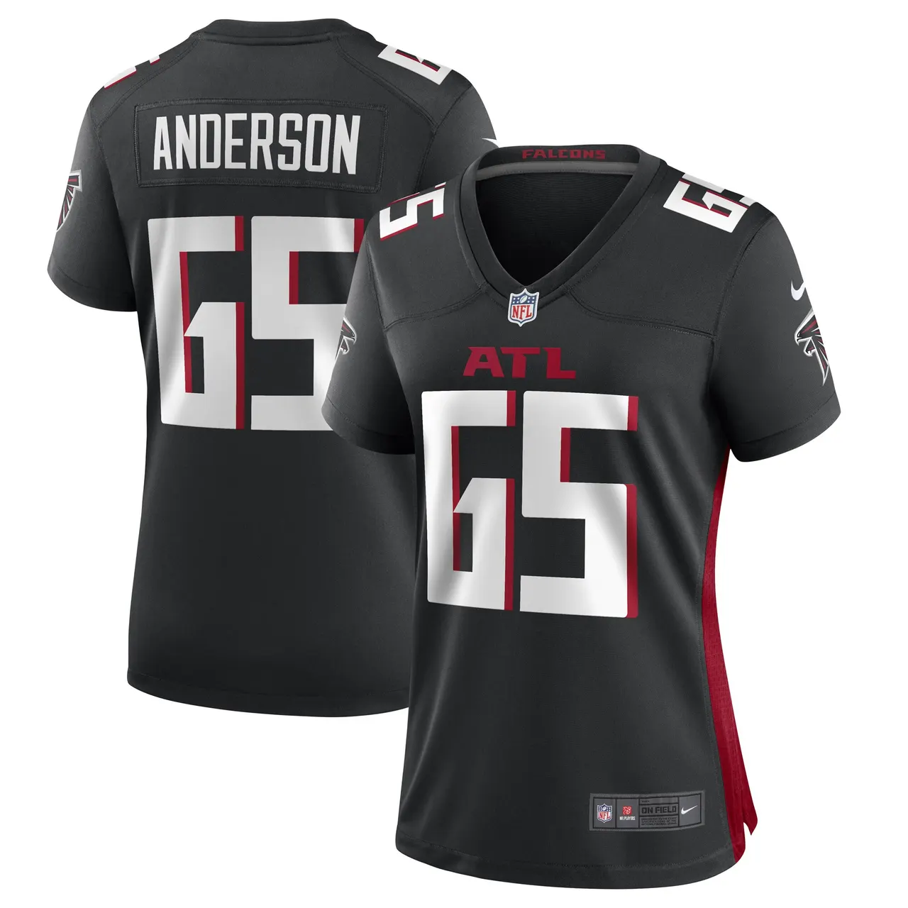 Abdullah Anderson Atlanta Falcons Nike Women's Game Player Jersey - Black - Image 2