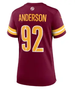Abdullah Anderson Washington Commanders Nike Women's Game Player Jersey - Burgundy - Image 4