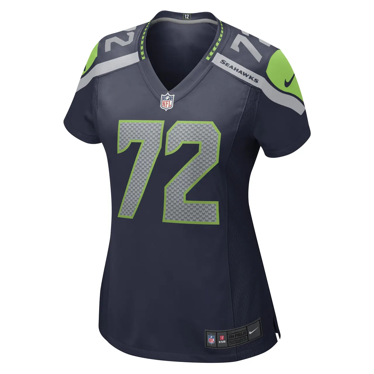 Abraham Lucas Seattle Seahawks Nike Women's Game Player Jersey - College Navy - Image 3