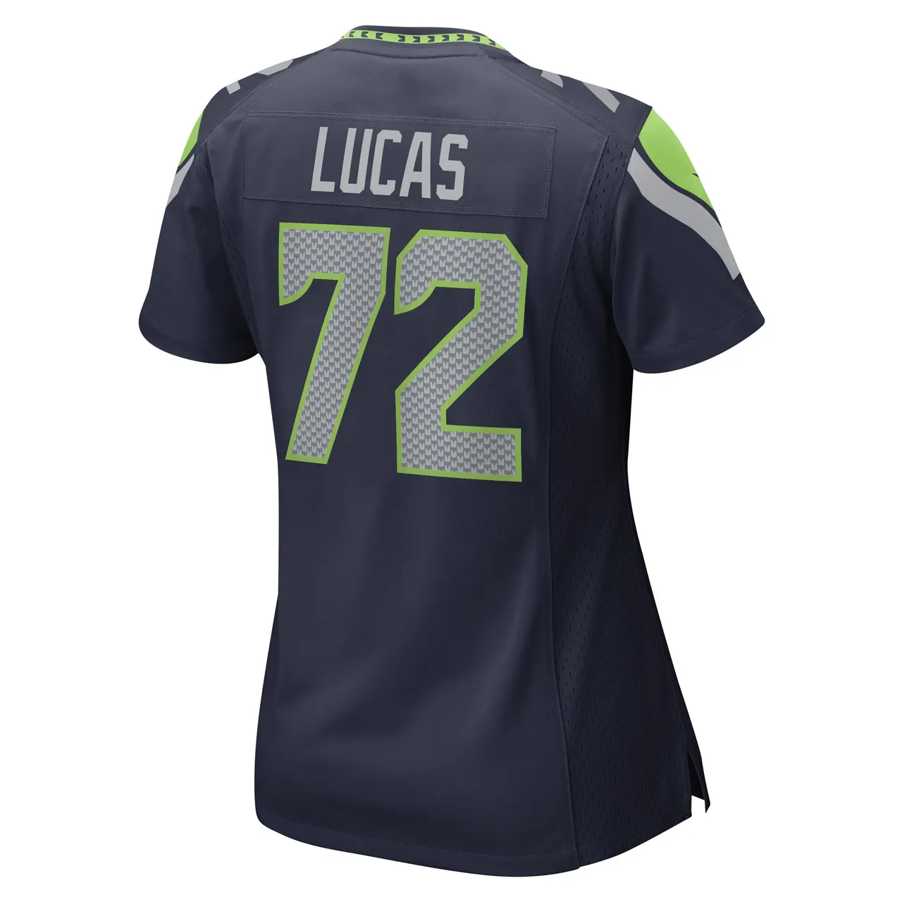 Abraham Lucas Seattle Seahawks Nike Women's Game Player Jersey - College Navy - Image 4