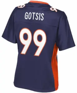 Adam Gotsis Denver Broncos NFL Pro Line Women's Alternate Player Jersey - Navy - Image 3