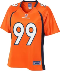 Alternative view of Adam Gotsis Denver Broncos NFL Pro Line Women's Player Jersey - Orange