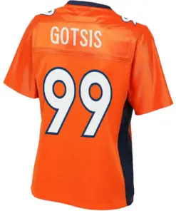 Adam Gotsis Denver Broncos NFL Pro Line Women's Player Jersey - Orange - Image 3