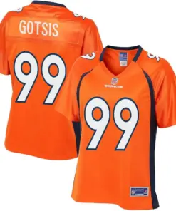 Adam Gotsis Denver Broncos NFL Pro Line Women's Player Jersey - Orange