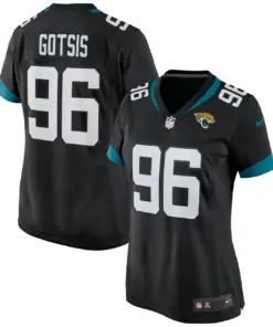 Adam Gotsis Jacksonville Jaguars Nike Women's Game Jersey - Black