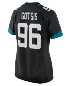 Adam Gotsis Jacksonville Jaguars Nike Women's Game Jersey - Teal - Image 7