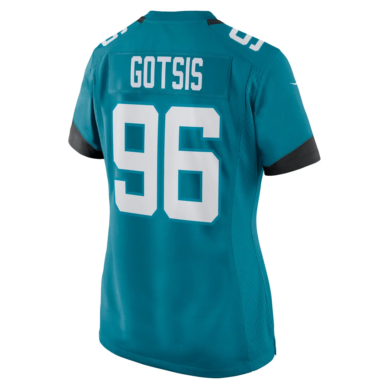 Adam Gotsis Jacksonville Jaguars Nike Women's Game Jersey - Teal - Image 4