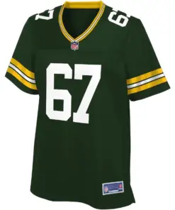 Alternative view of Adam Pankey Green Bay Packers NFL Pro Line Women's Team Player Jersey - Dark Green