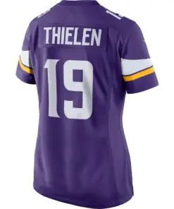 Adam Thielen Minnesota Vikings Nike Women's Game Jersey - Purple - Image 3