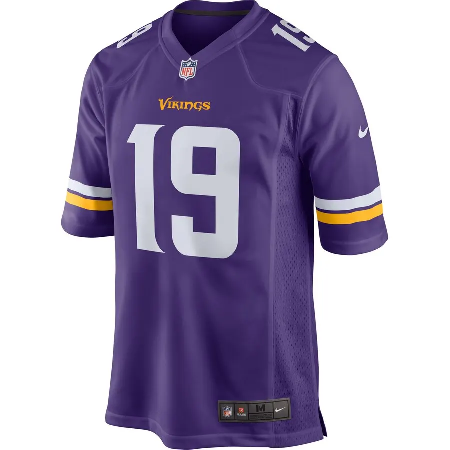 Adam Thielen Minnesota Vikings Nike Youth Game Jersey - Purple - Image 2