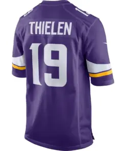 Adam Thielen Minnesota Vikings Nike Youth Game Jersey - Purple - Image 3
