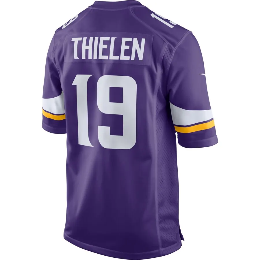 Adam Thielen Minnesota Vikings Nike Youth Game Jersey - Purple - Image 3