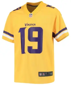 Adam Thielen Minnesota Vikings Nike Youth Inverted Game Jersey - Gold - Image 2