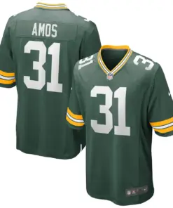 Alternative view of Adrian Amos Green Bay Packers Nike Game Jersey - Kelly Green
