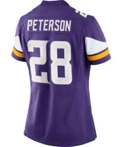 Adrian Peterson Minnesota Vikings Nike Women's Limited Jersey - Purple - Image 3
