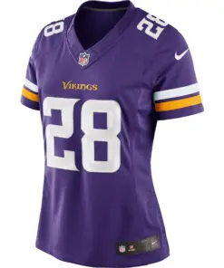 Alternative view of Adrian Peterson Minnesota Vikings Nike Women's Limited Jersey - Purple