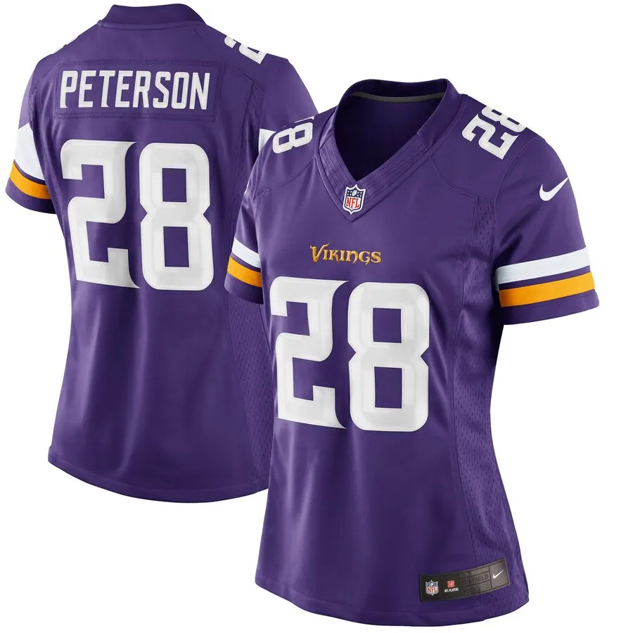 Adrian Peterson Minnesota Vikings Nike Women's Limited Jersey - Purple