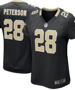 Adrian Peterson New Orleans Saints Nike Women's Game Jersey - Black