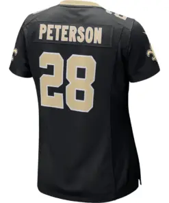 Adrian Peterson New Orleans Saints Nike Women's Game Jersey - Black - Image 3