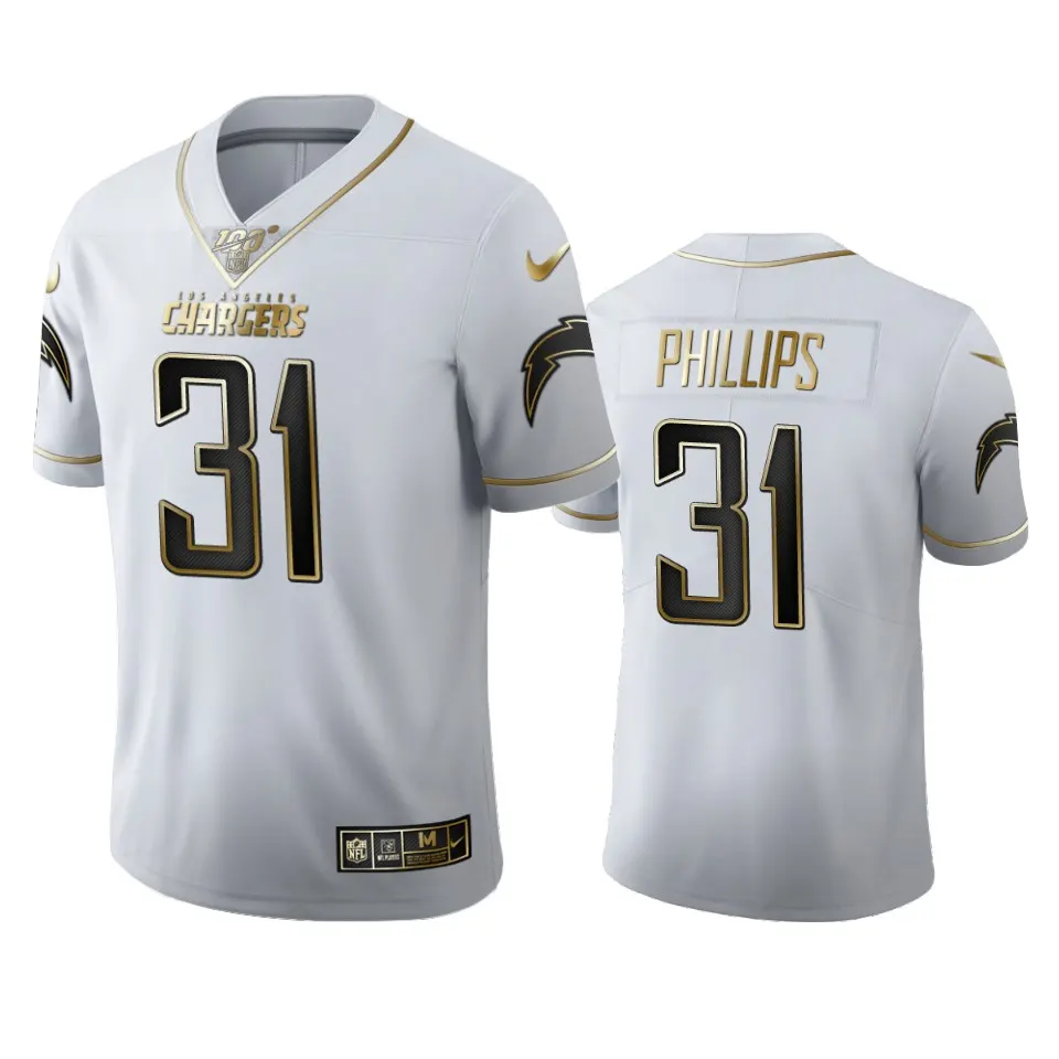 Adrian Phillips Los Angeles Chargers Nike 100th Season Golden Edition Jersey - White
