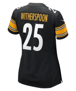 Ahkello Witherspoon Pittsburgh Steelers Nike Women's Game Jersey - Black - Image 4