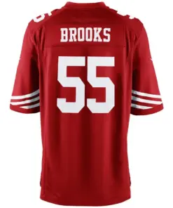 Ahmad Brooks San Francisco 49ers Nike Youth Team Color Game Jersey - Scarlet - Image 3