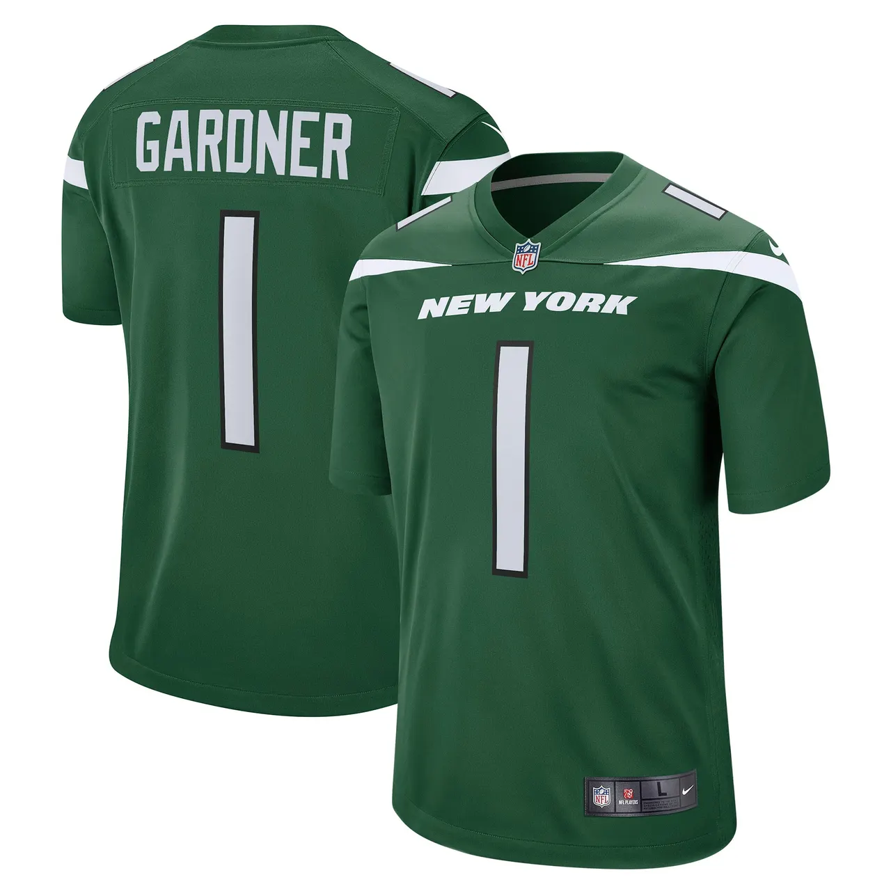 Ahmad Sauce Gardner New York Jets Nike Legacy Player Game Jersey - White - Image 5