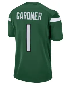 Ahmad Sauce Gardner New York Jets Nike Legacy Player Game Jersey - White - Image 7
