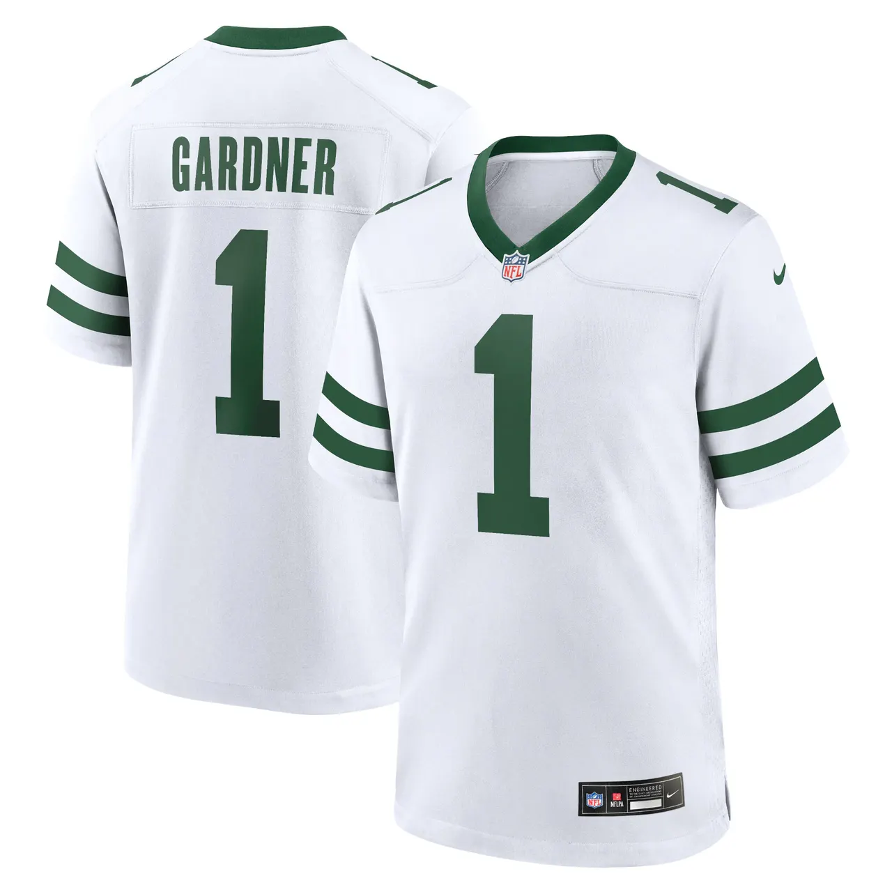 Ahmad Sauce Gardner New York Jets Nike Player Game Jersey - Kelly Green - Image 20
