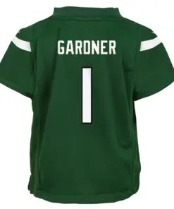 Ahmad Sauce Gardner New York Jets Nike Preschool Game Jersey - Kelly Green - Image 4