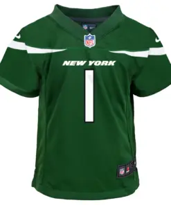 Ahmad Sauce Gardner New York Jets Nike Preschool Game Jersey - Kelly Green - Image 3