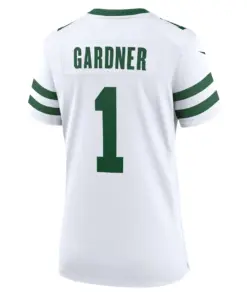 Ahmad Sauce Gardner New York Jets Nike Women's Game Jersey - Kelly Green - Image 7