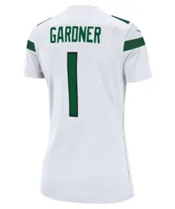 Ahmad Sauce Gardner New York Jets Nike Women's Game Jersey - Kelly Green - Image 10
